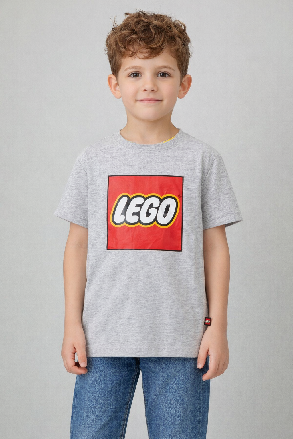 Camiseta de manga corta LEGO Gris