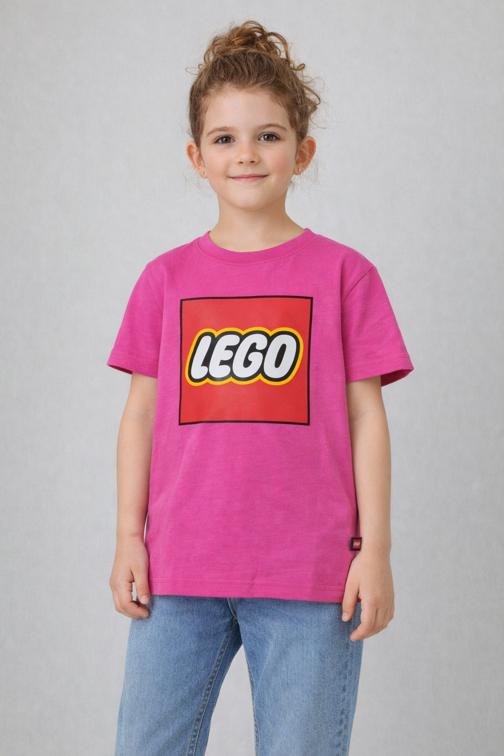Camiseta de manga corta LEGO Fucsia