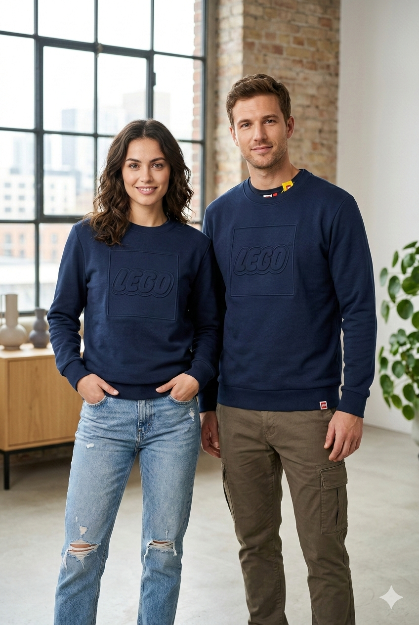 Sudadera sin capucha LEGO Marino adulto