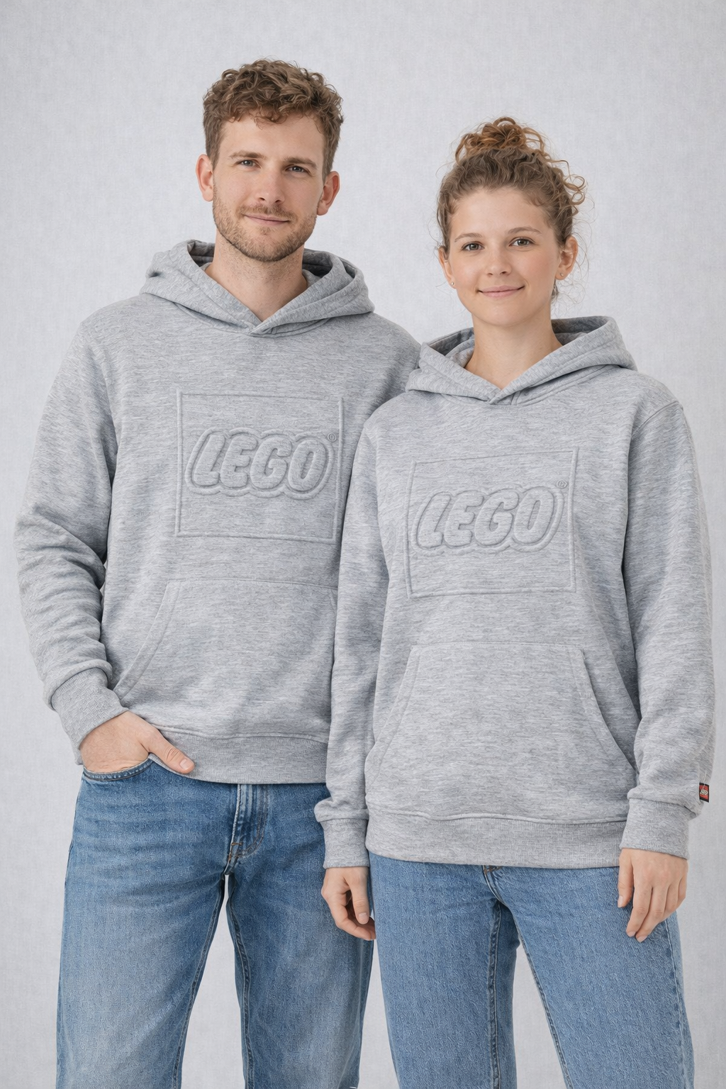 Sudadera con capucha LEGO Gris adulto