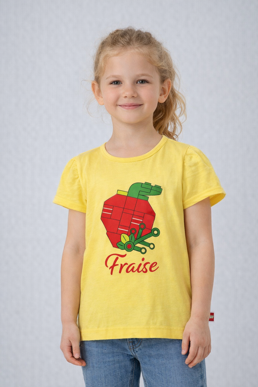 Camiseta de manga corta LEGO Amarillo niña