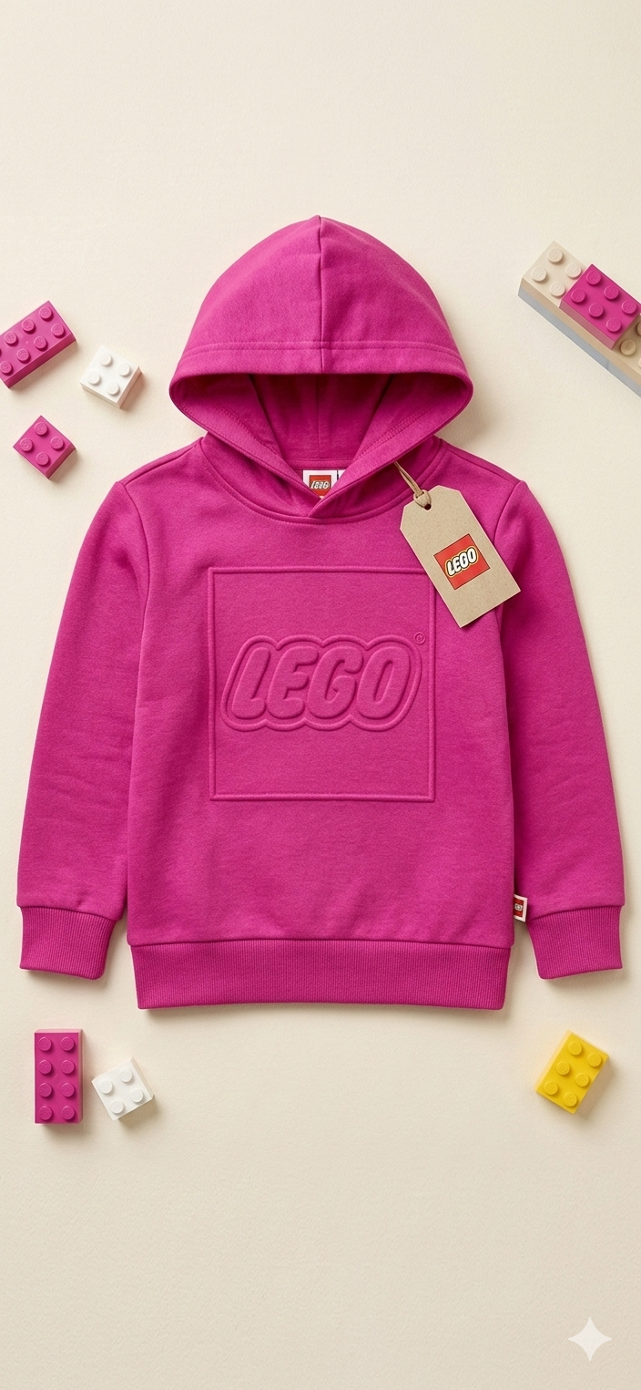 Sudadera con capucha LEGO Fucsia