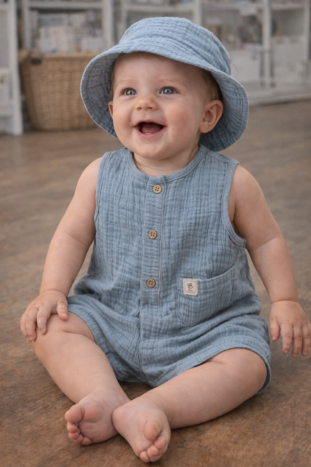 Conjunto pelele y gorro