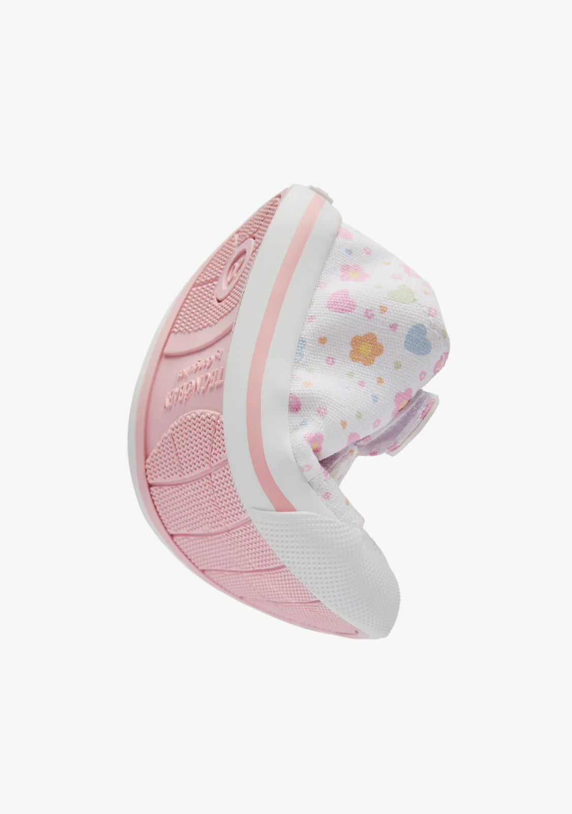 Zapatillas bebé niña barefoot lona corazones