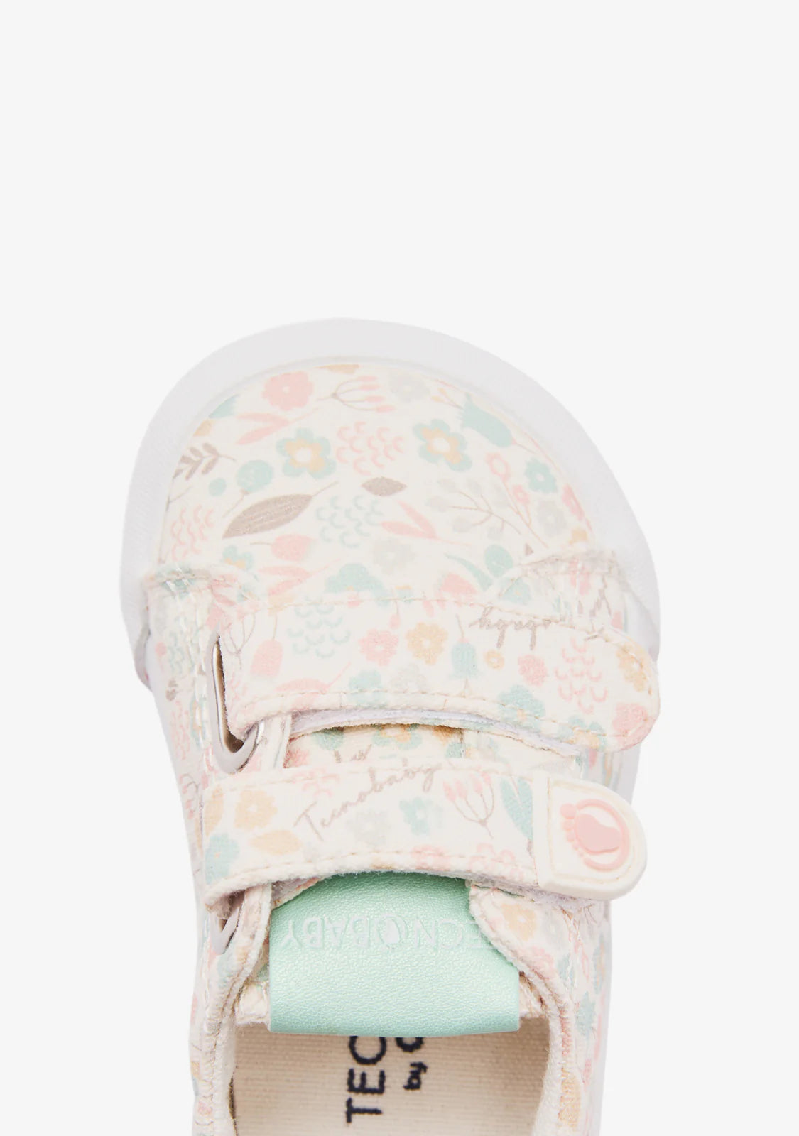 Zapatillas barefoot lona flores