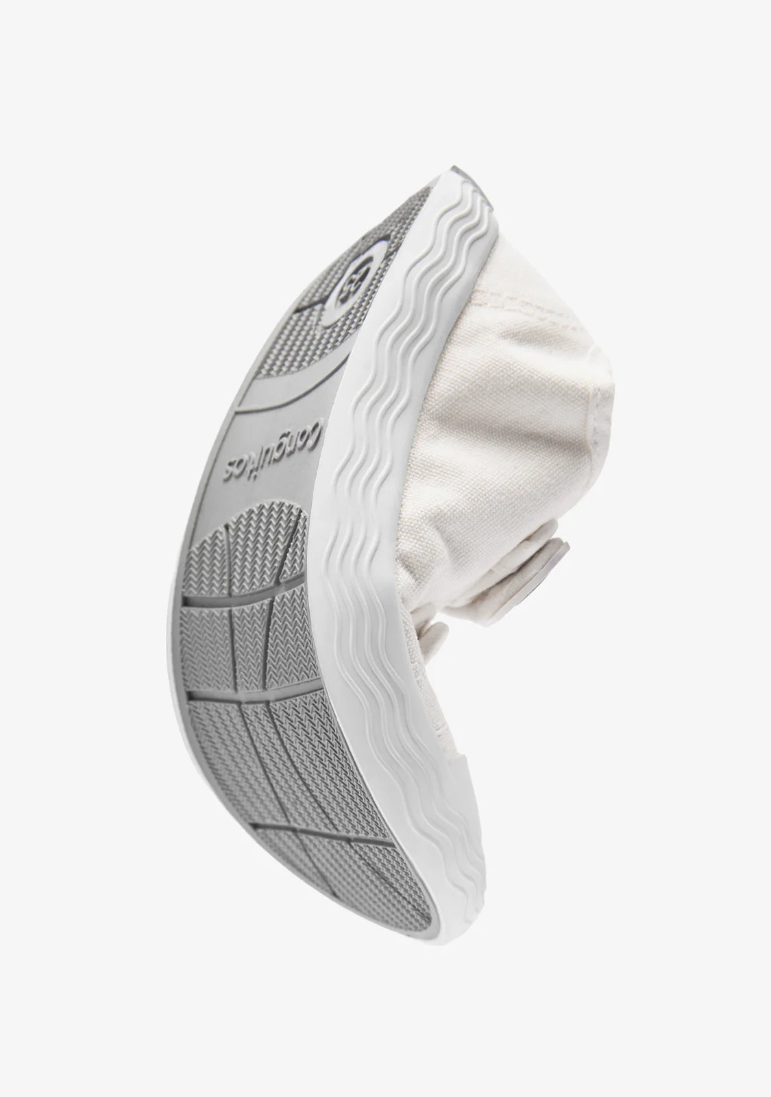 Zapatilla barefoot loneta blanca unisex