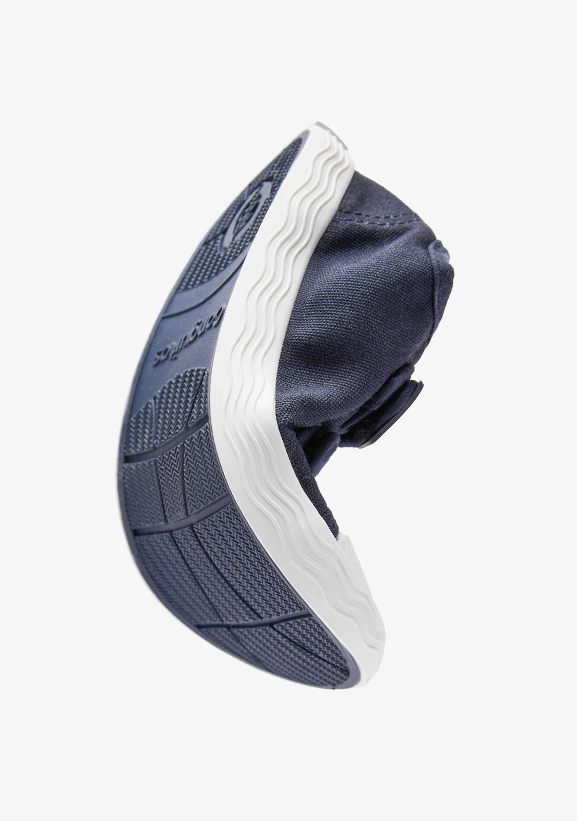 Zapatilla barefoot loneta azul