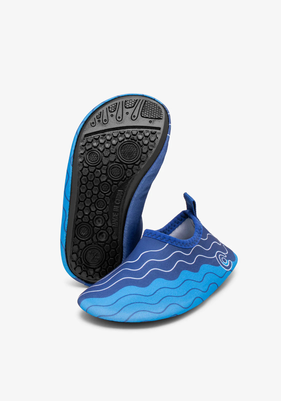 Zapatilla barefoot loneta azul