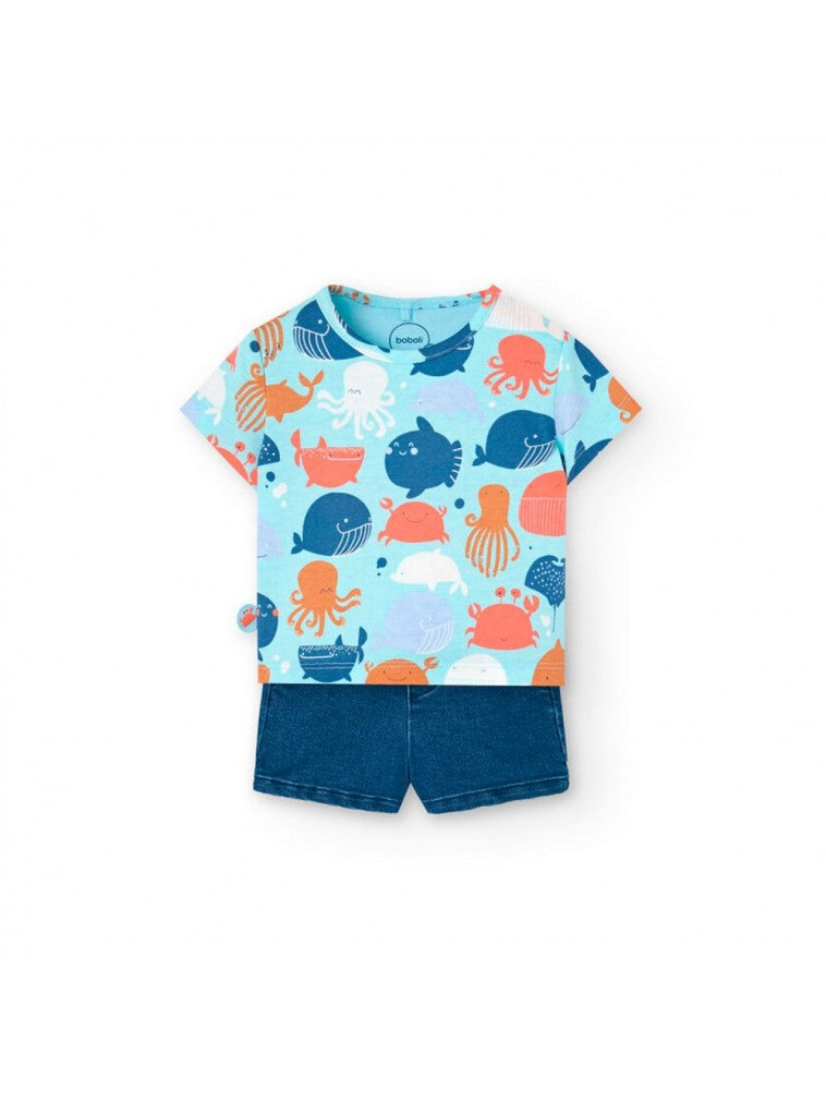 Conjunto Punto De Bebé Niño