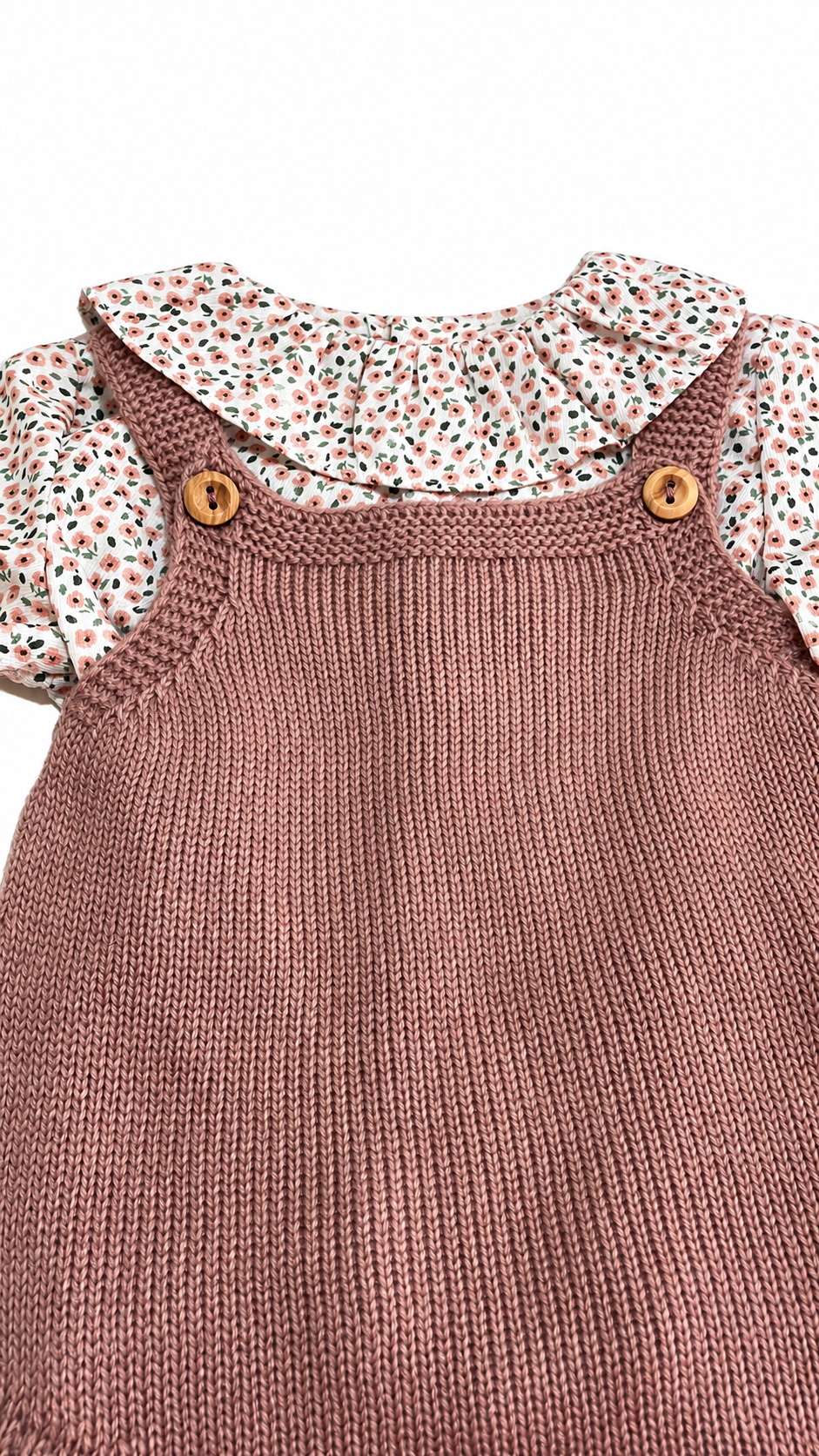 Conjunto ranita punto niña rosa