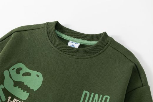Sudadera Dino Verde