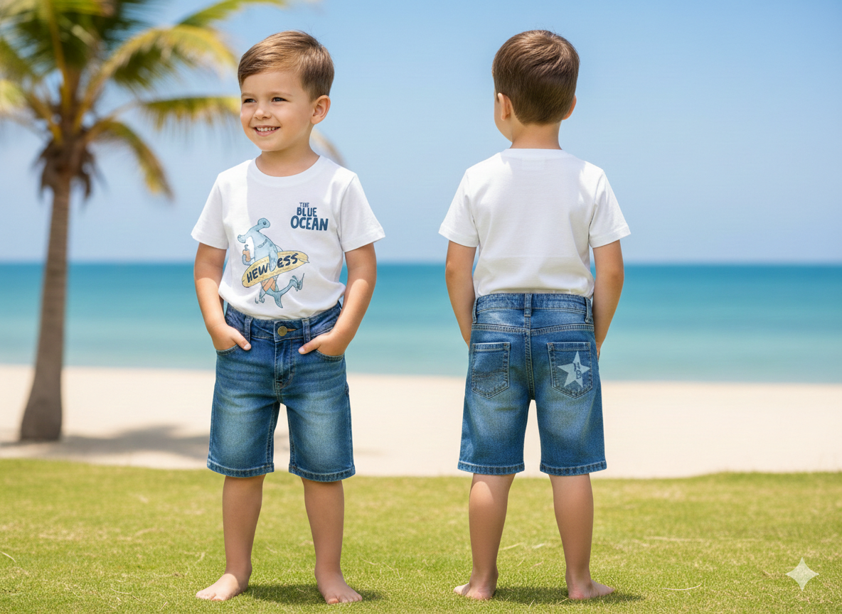 Bermuda Vaquero Niño