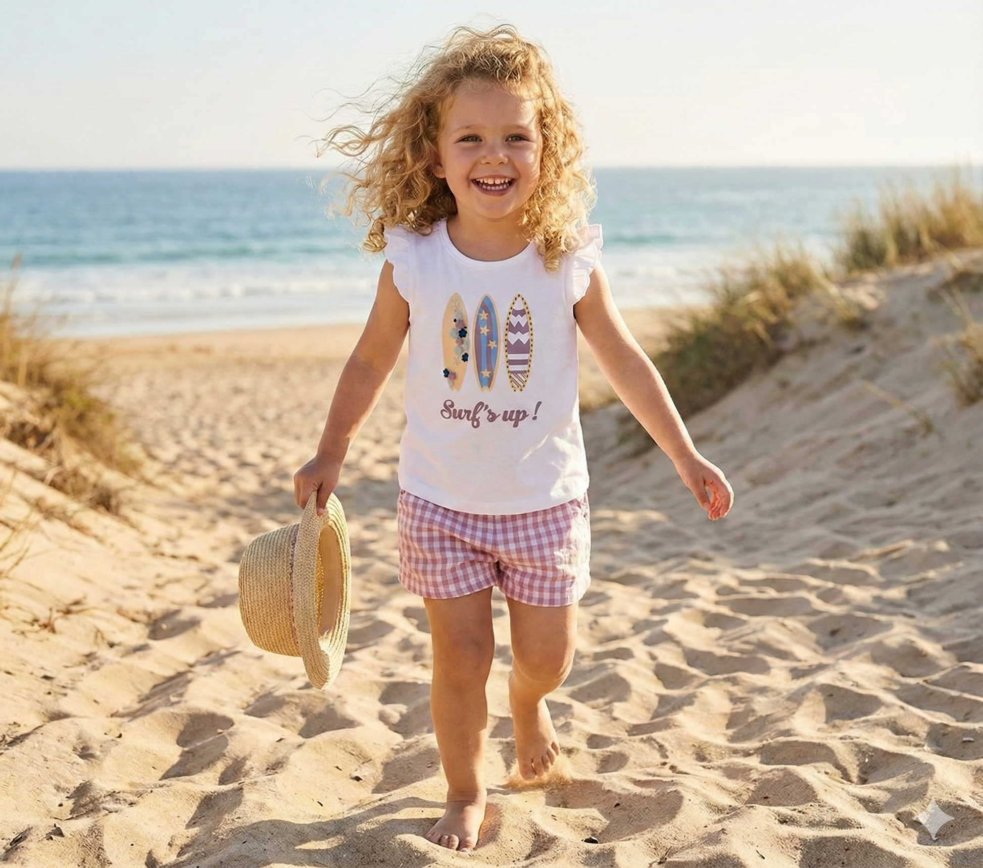 Camiseta Manga Volante Niña