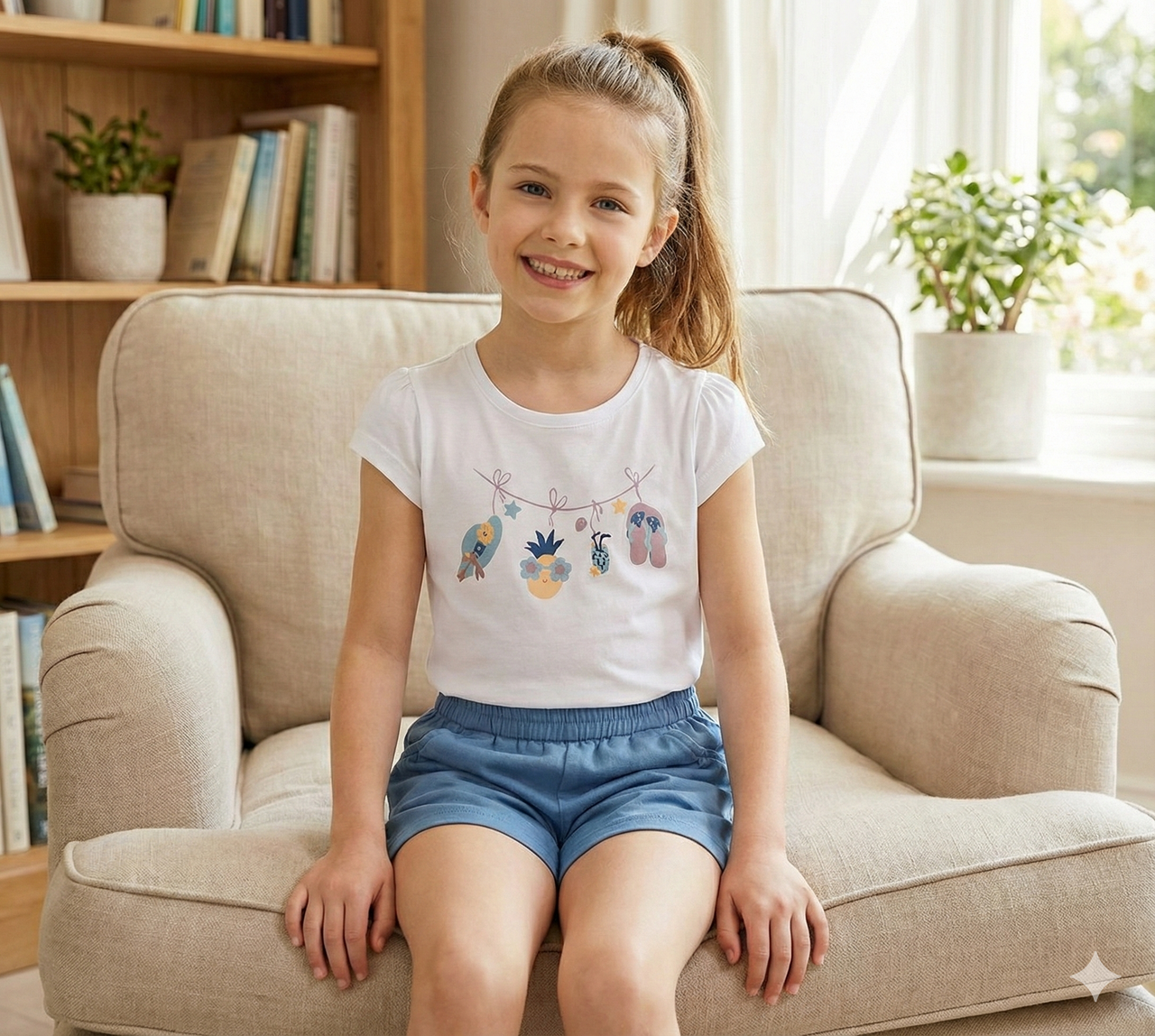 Camiseta Manga Corta Niña