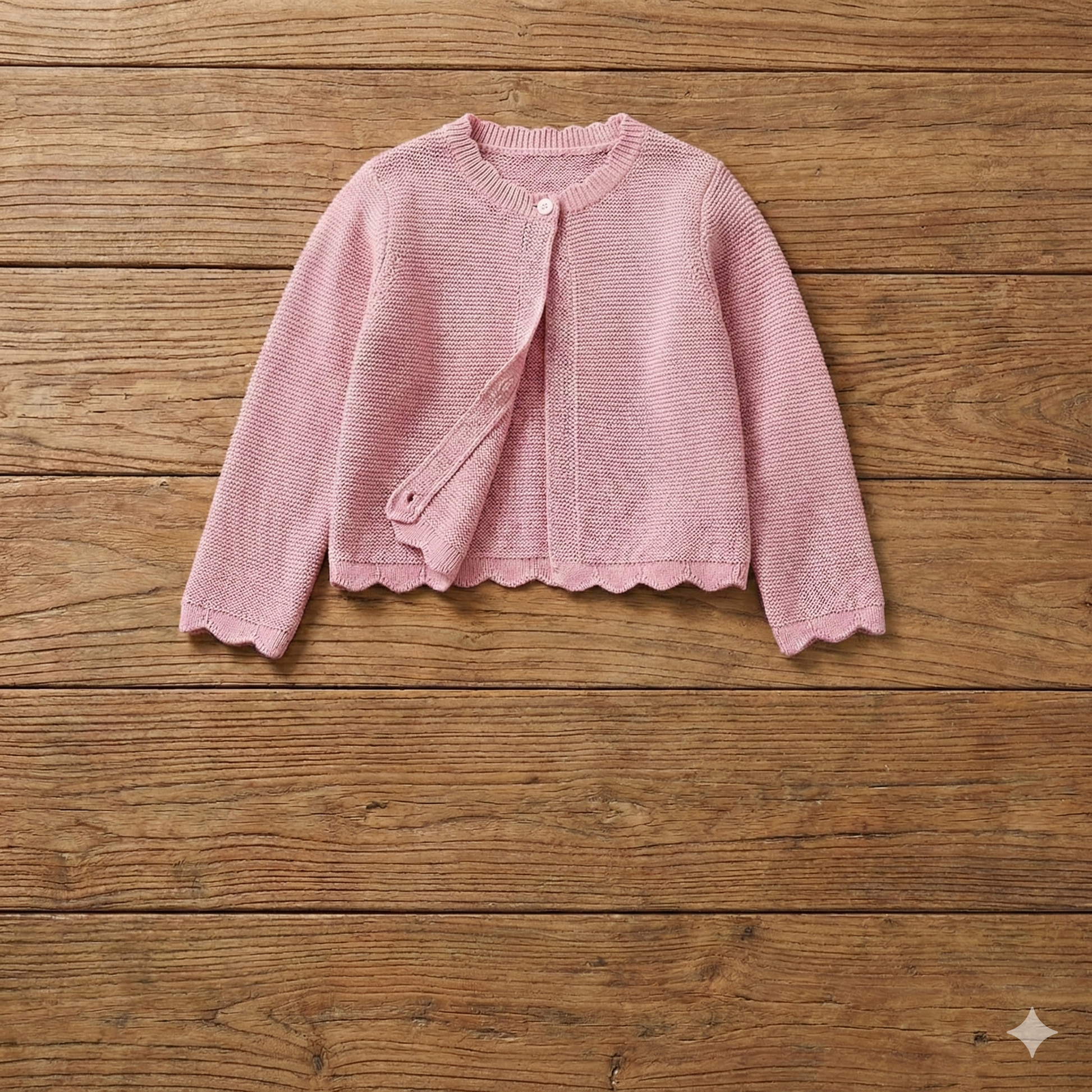 Chaqueta Niña Rosa Empolvado.