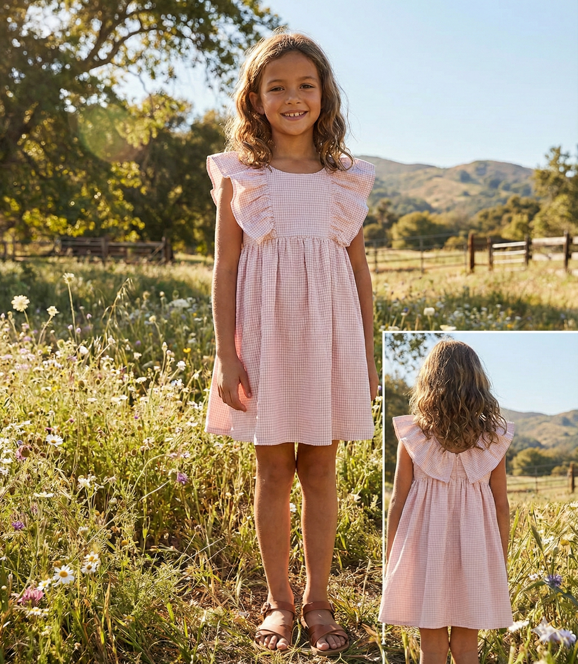 Vestido Cuadro Vichi Niña