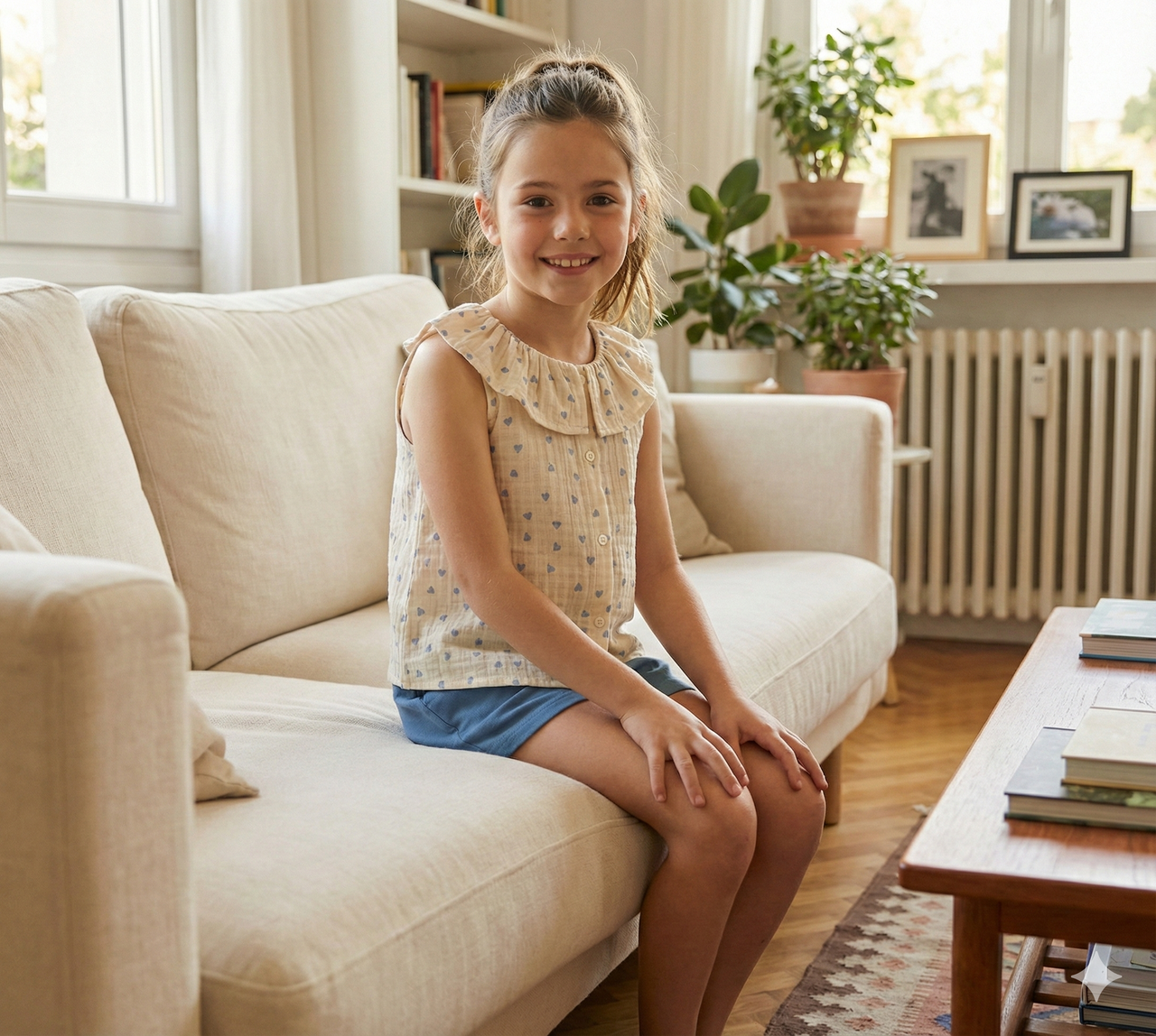 Blusa Sin Manga Corazones
