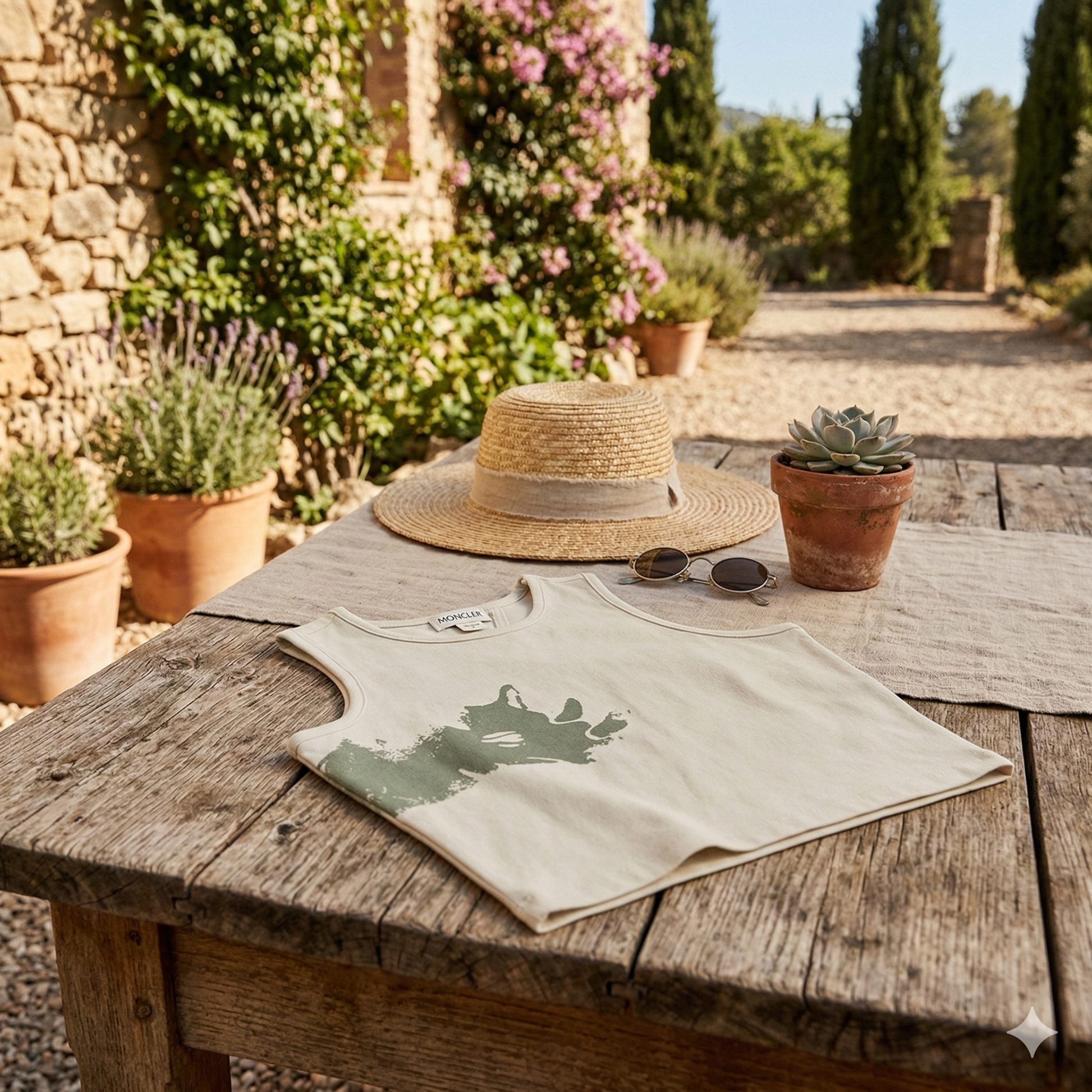 Camiseta de Niña Con Detalles en Verde