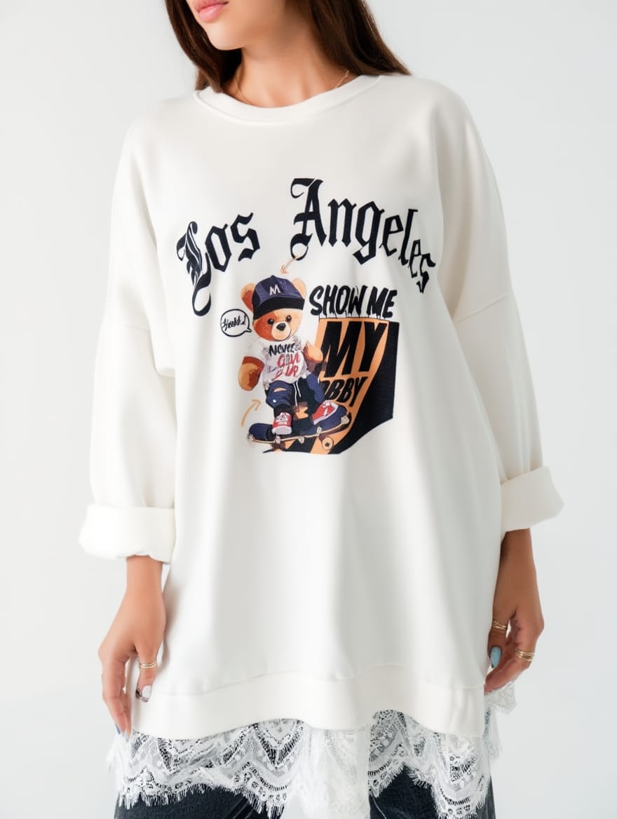 Sudadera oversize Oso