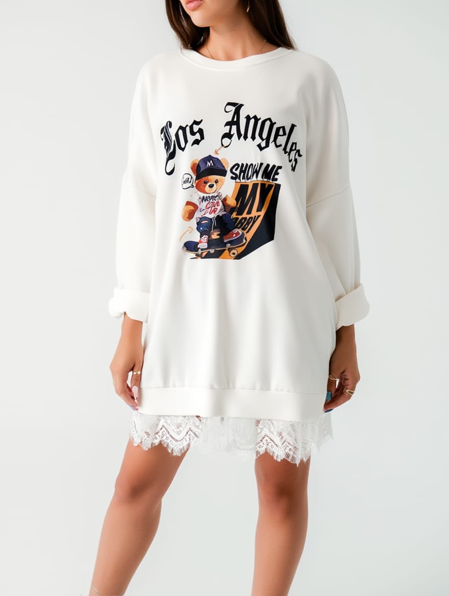 Sudadera oversize Oso