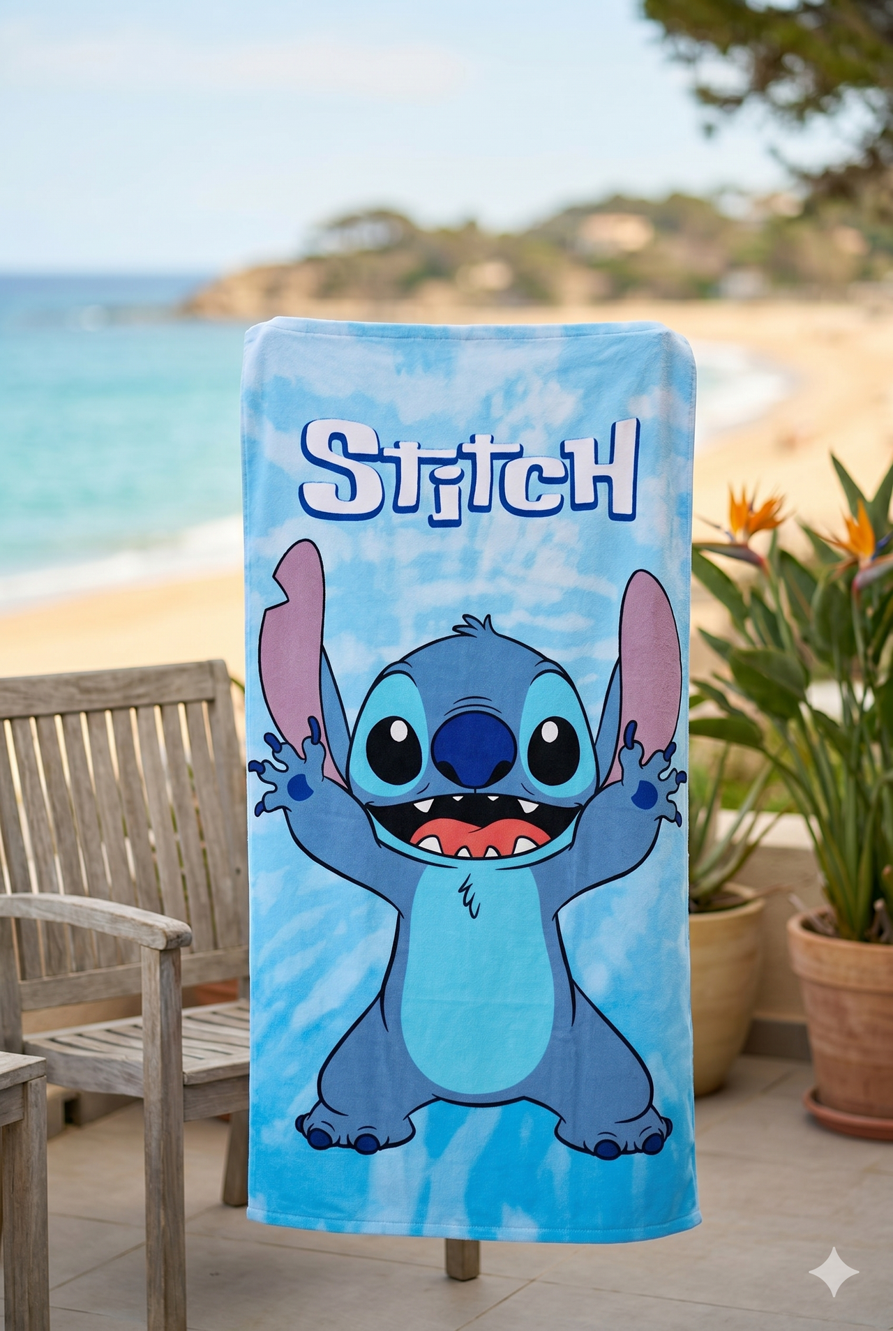 Toalla playa Stitch unisex