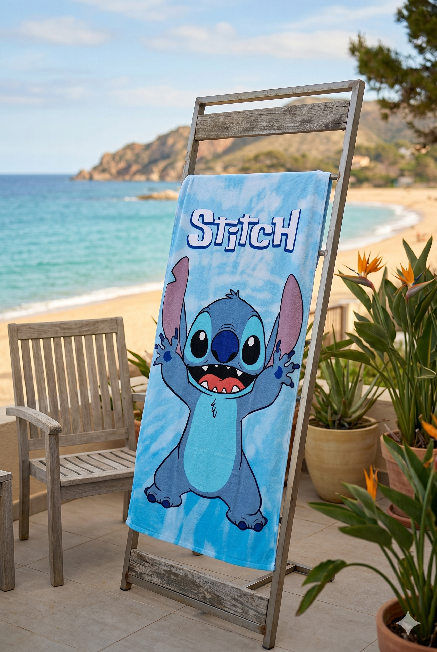 Toalla playa Stitch unisex