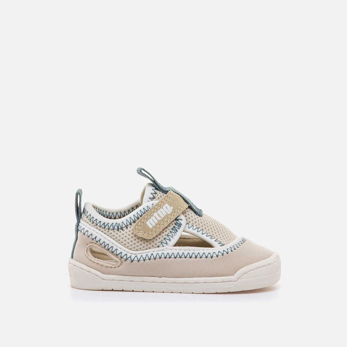 Sandalias respetuosas bebe beige