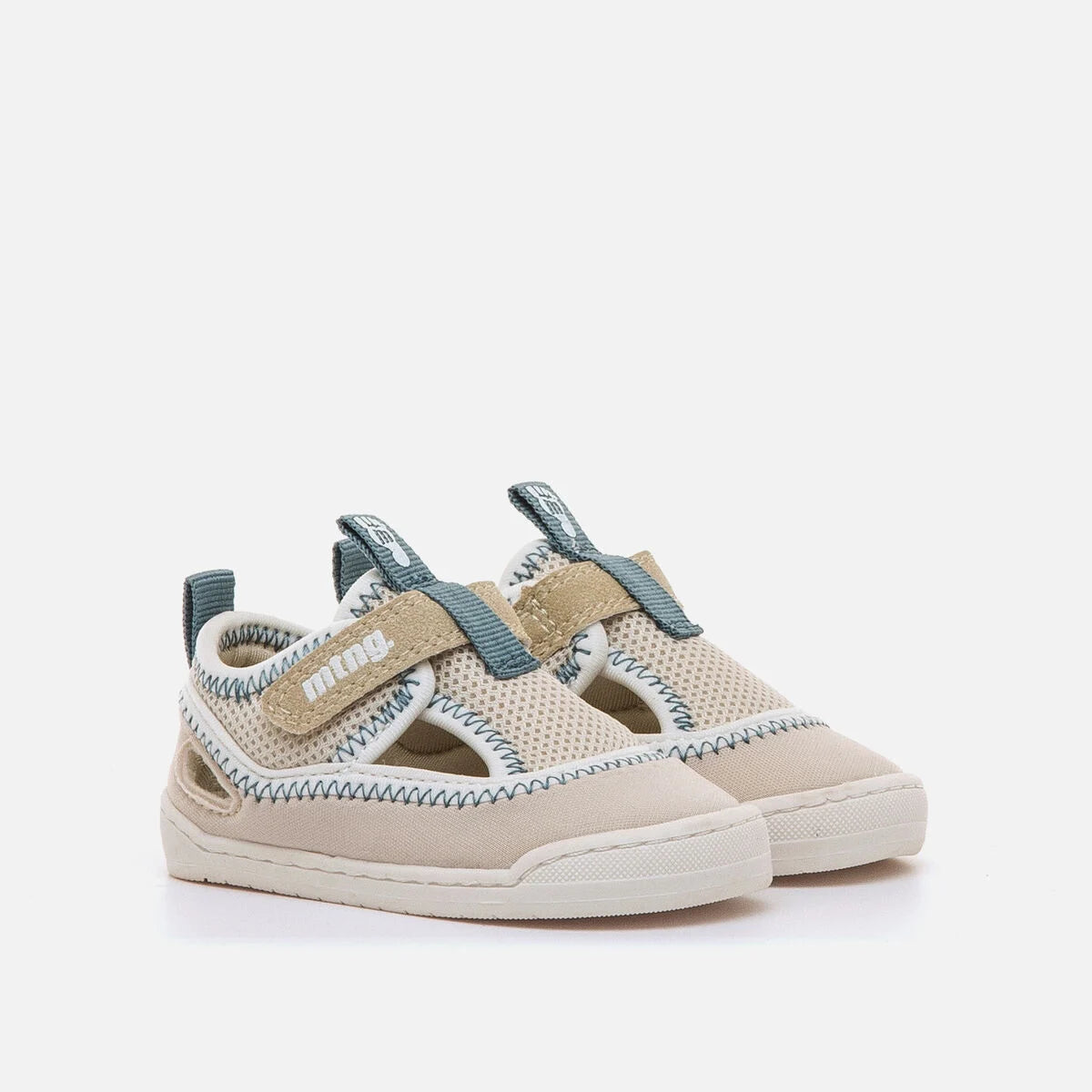 Sandalias respetuosas bebe beige