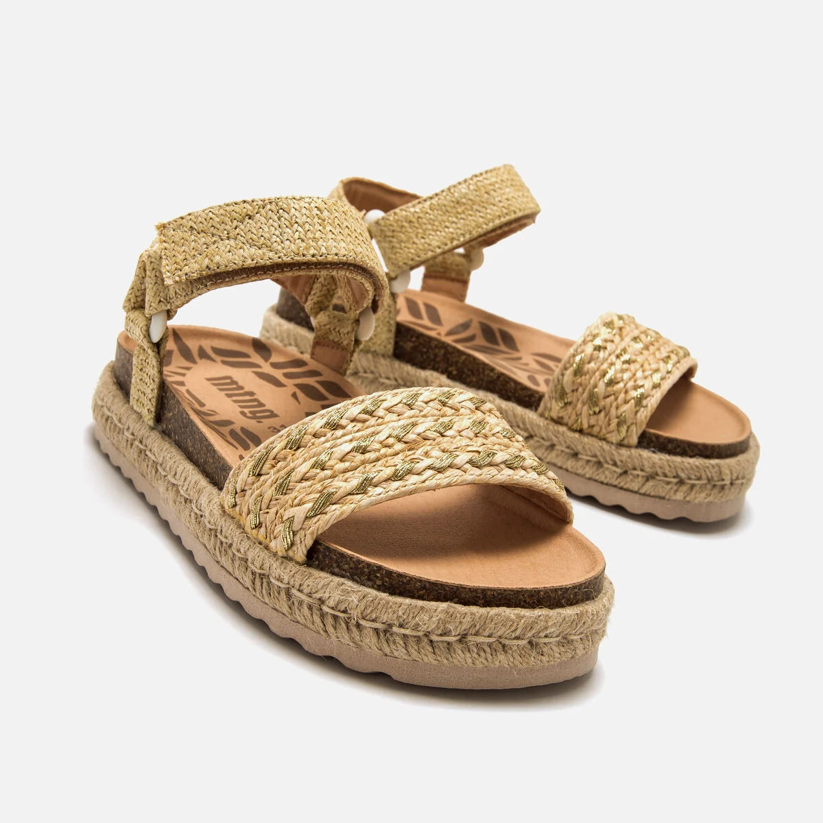 Sandalias trenzada