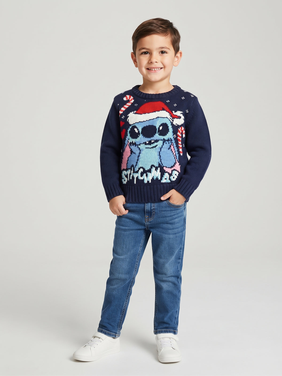 Jersey punto Stitch navidad unisex