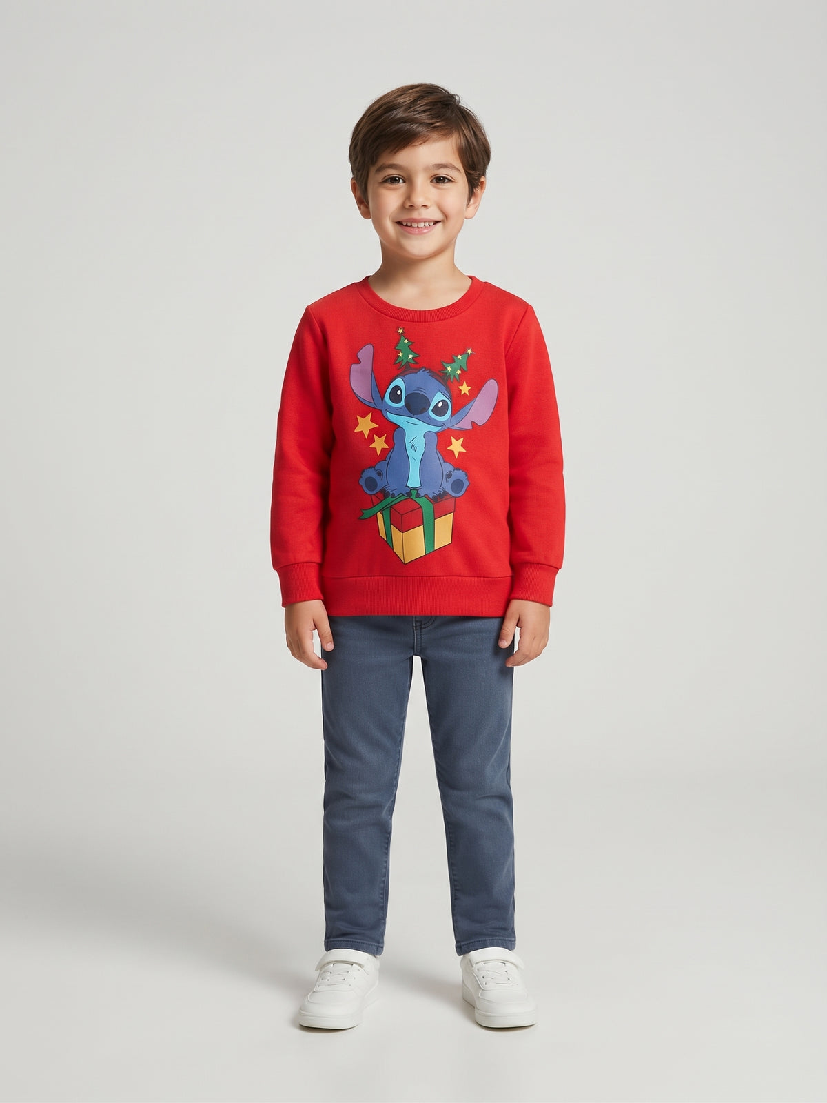 Sudadera Stitch navidad unisex