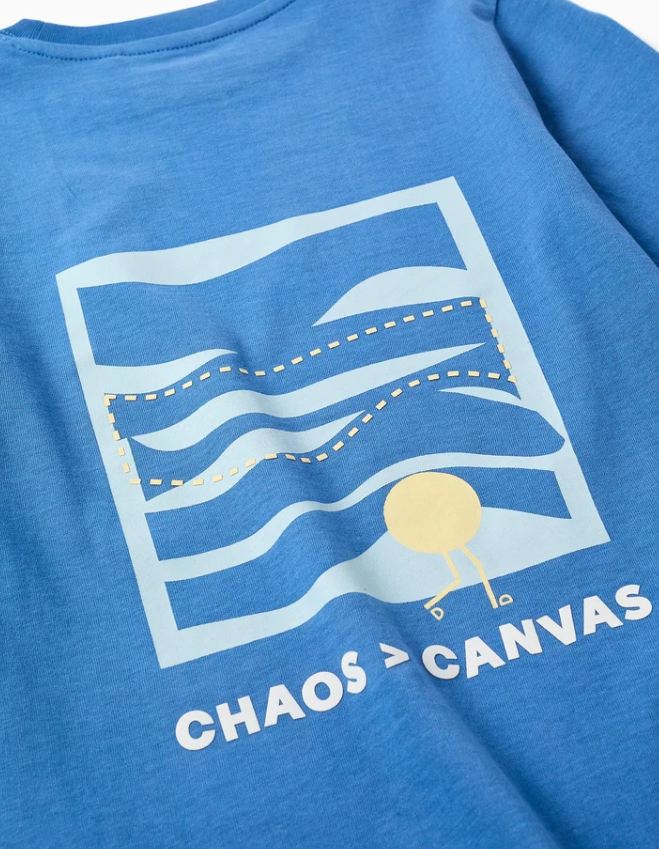 Camiseta de manga larga de punto, niño.