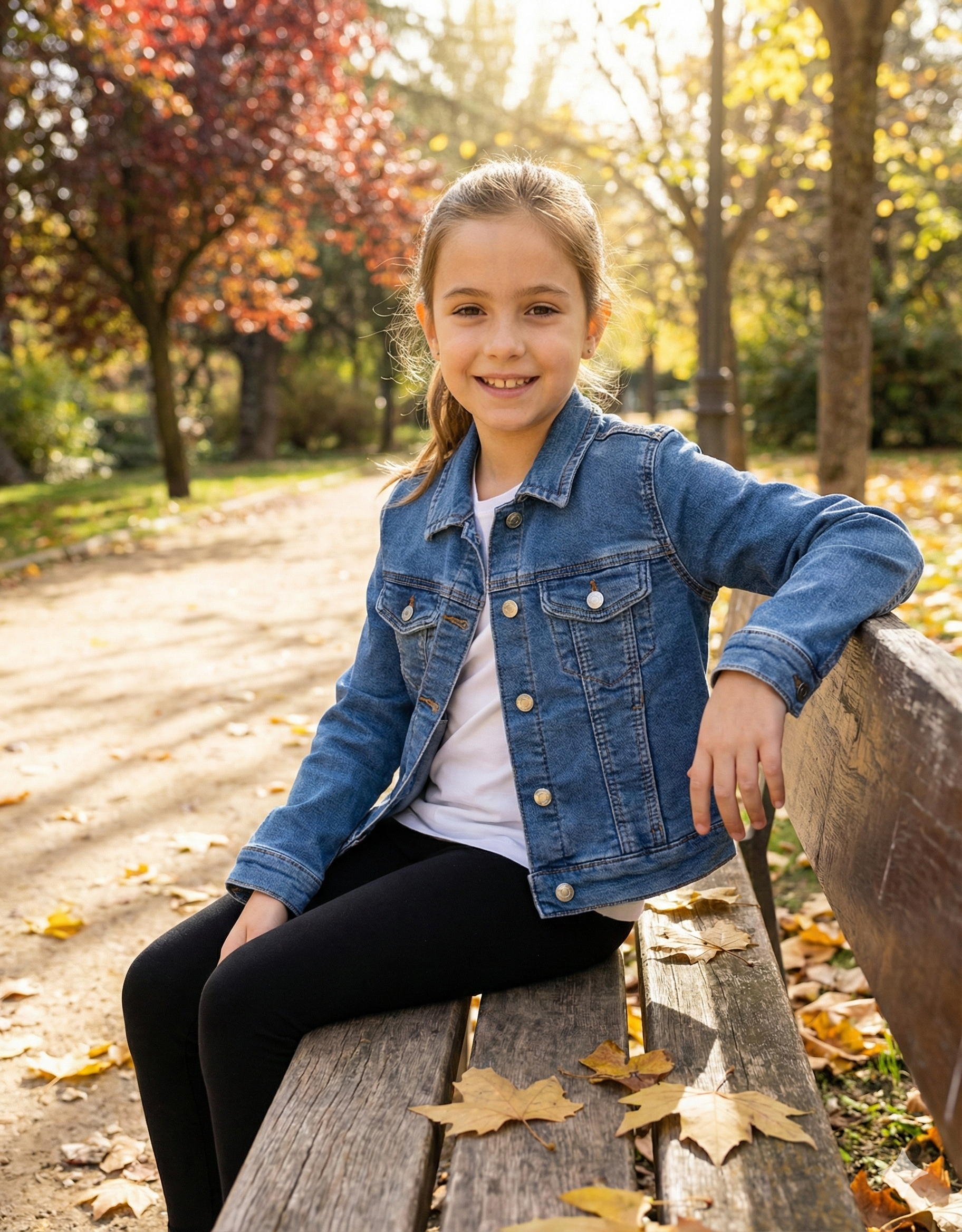 Cazadora Vaquera De Niña