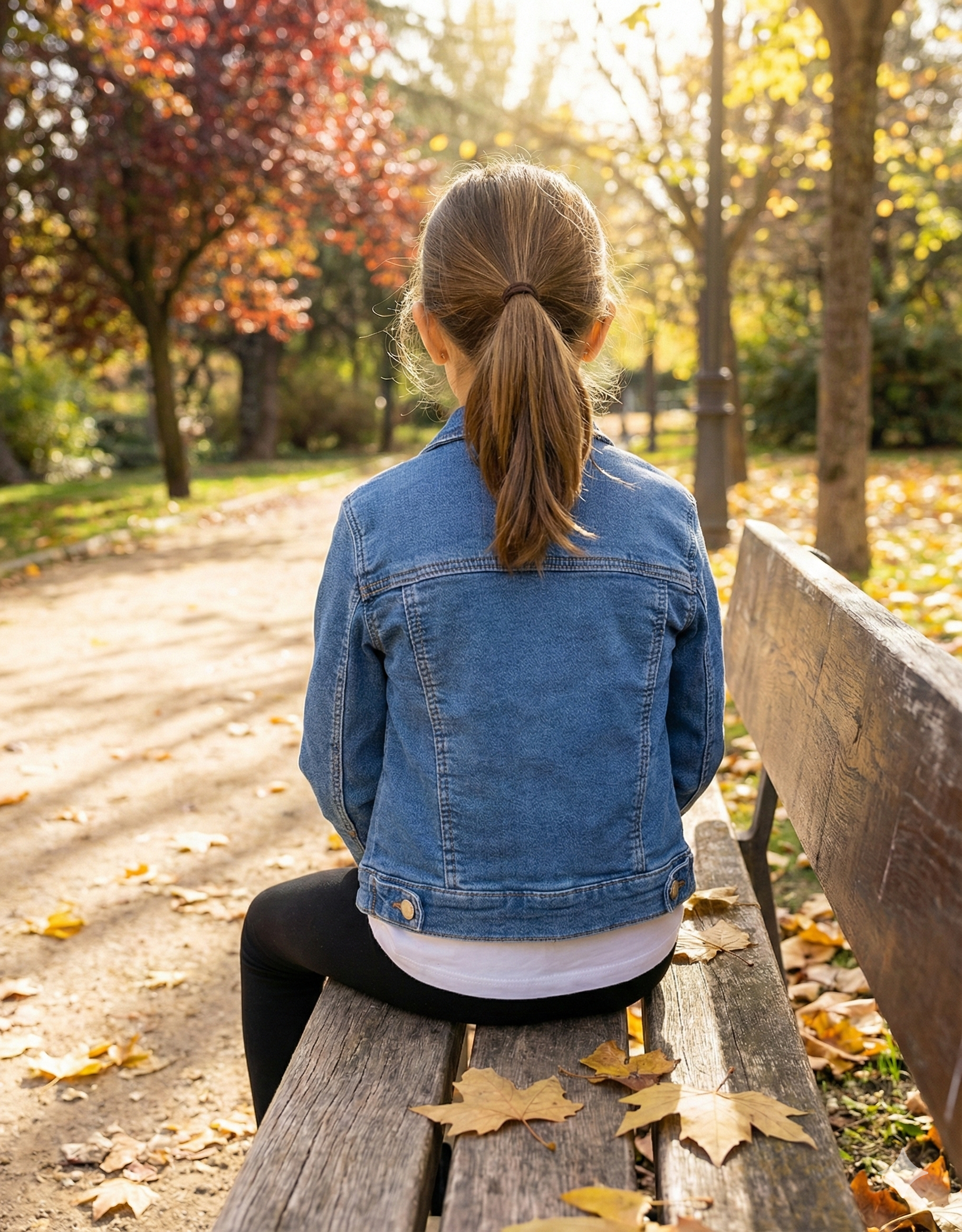 Cazadora Vaquera De Niña