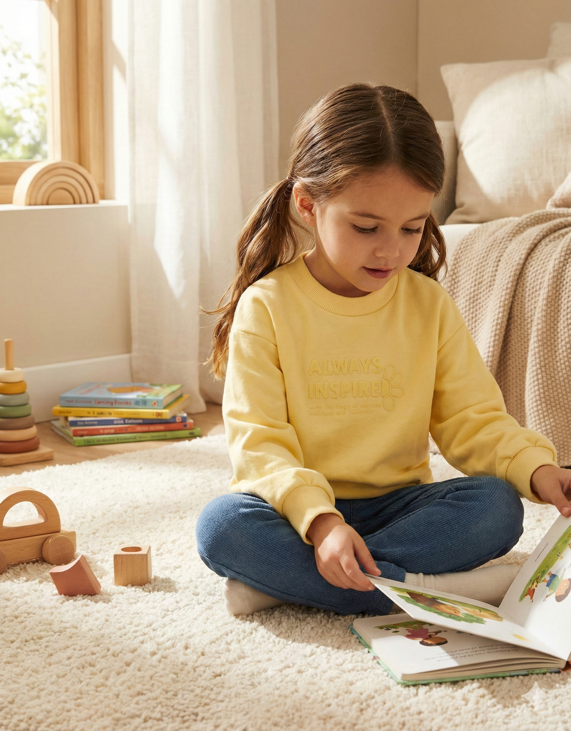 Sudadera Con Detalle Niña