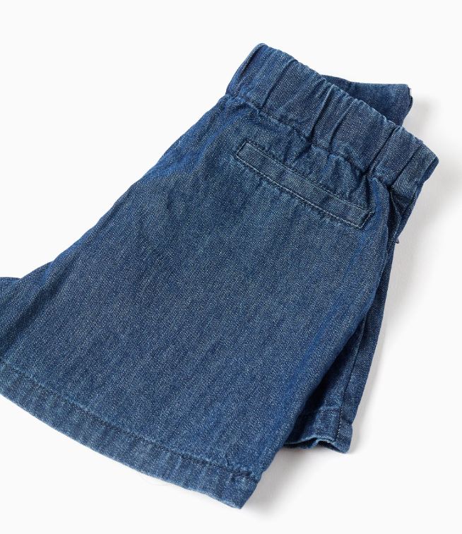 Falda Pantalón Plisada vaquera.