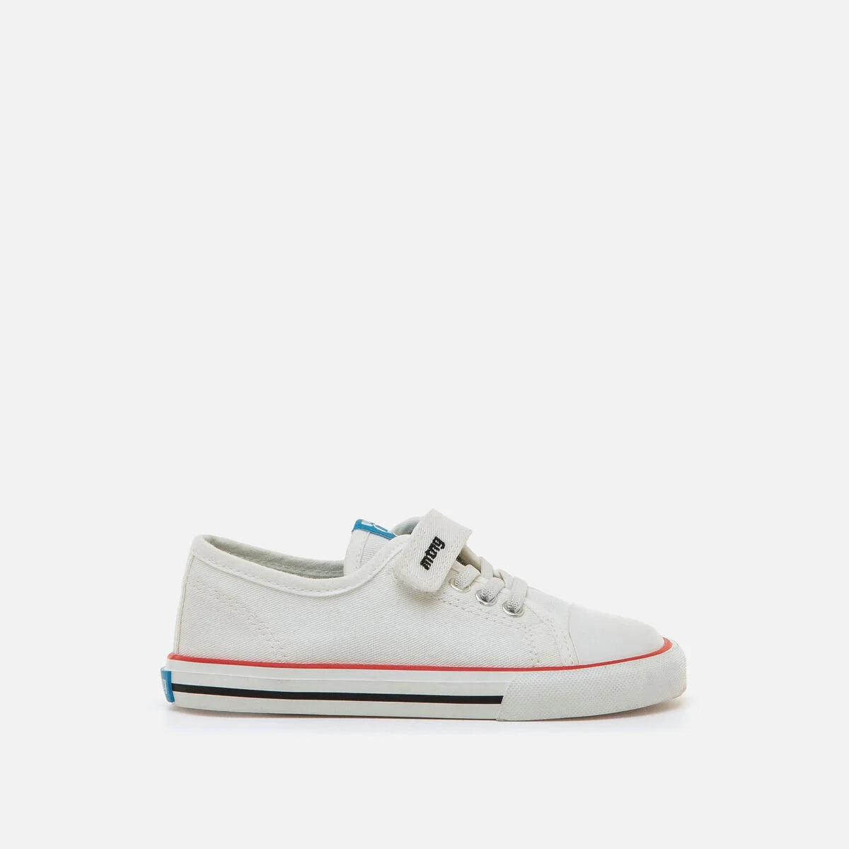 Zapatillas respetuosas bajas de tela en azul