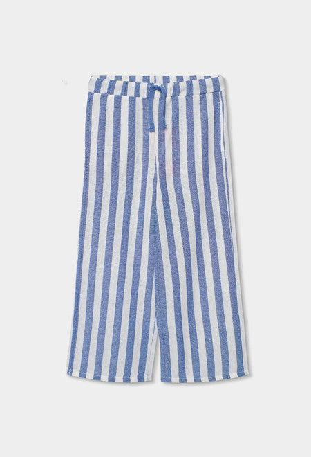 Pantalón lino listado de niña