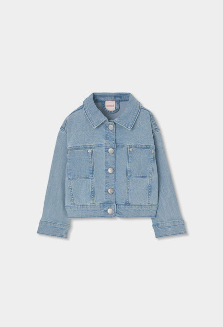 Cazadora denim de niña