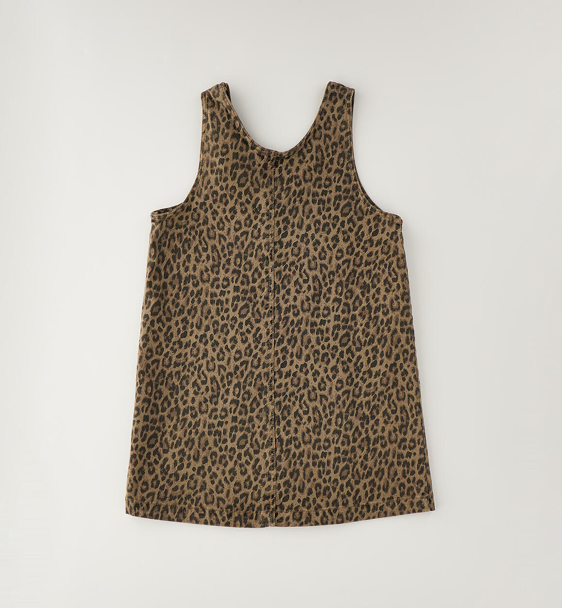 Vestido sin mangas estampado animal print