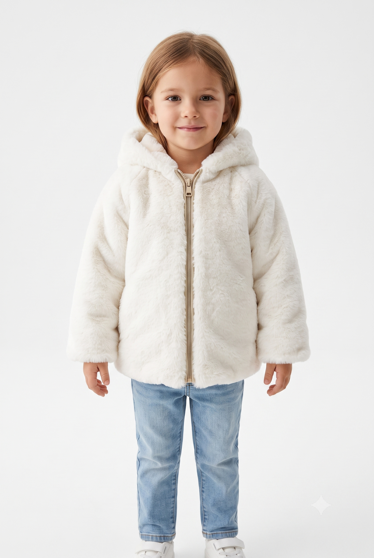 Chaqueta reversible pelo Zy niña