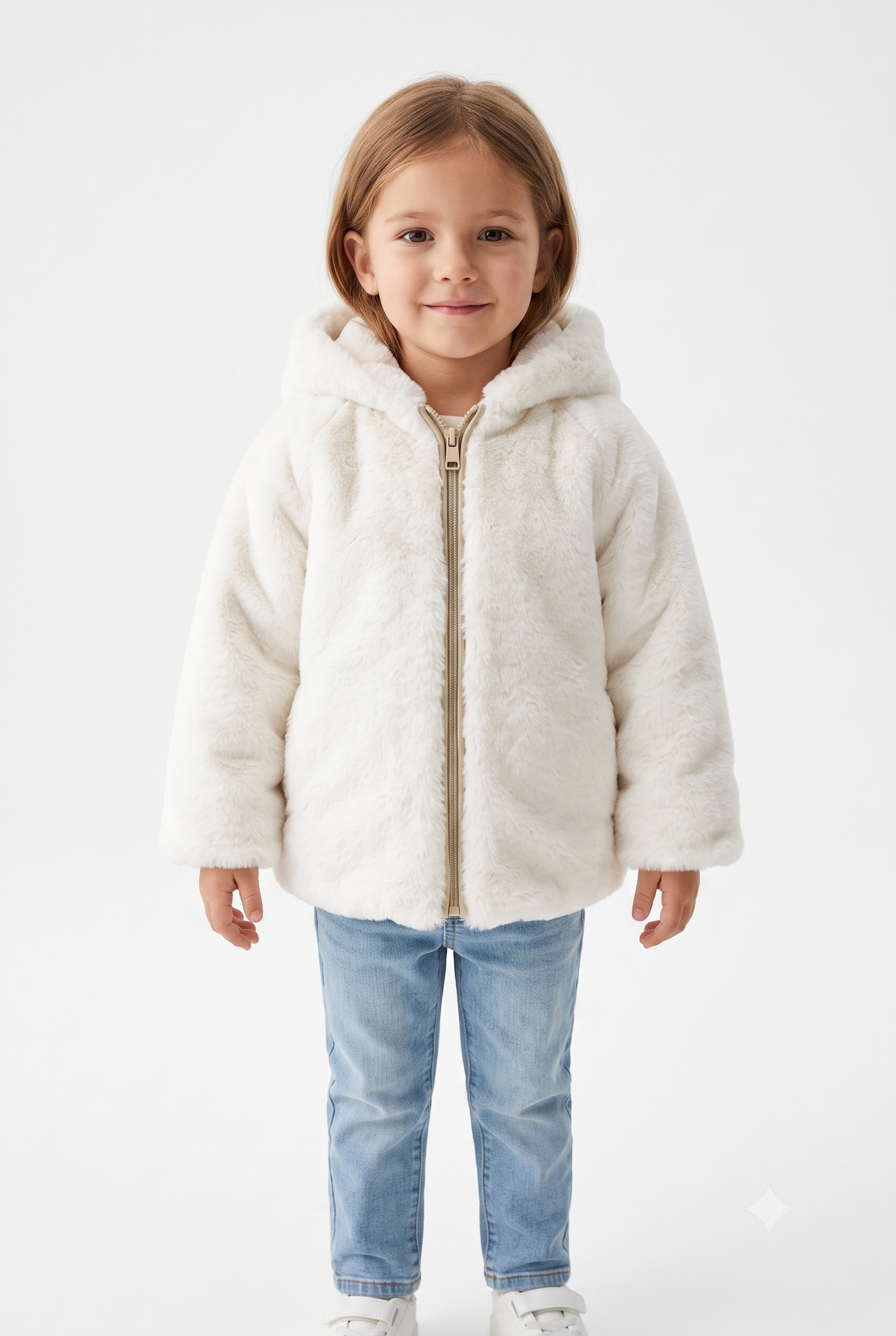 Chaqueta reversible pelo Zy niña