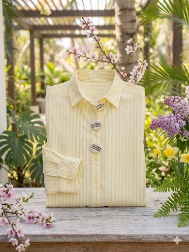 Camisa rayas amarillas
