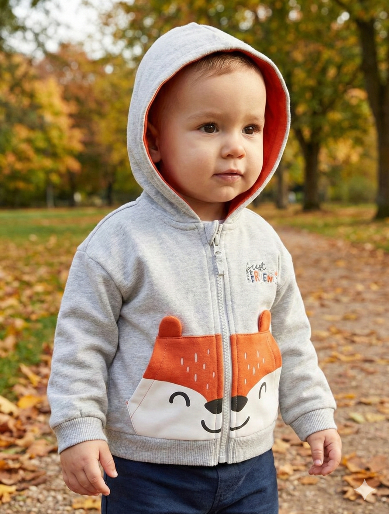 Chaqueta Con Capucha Algodon