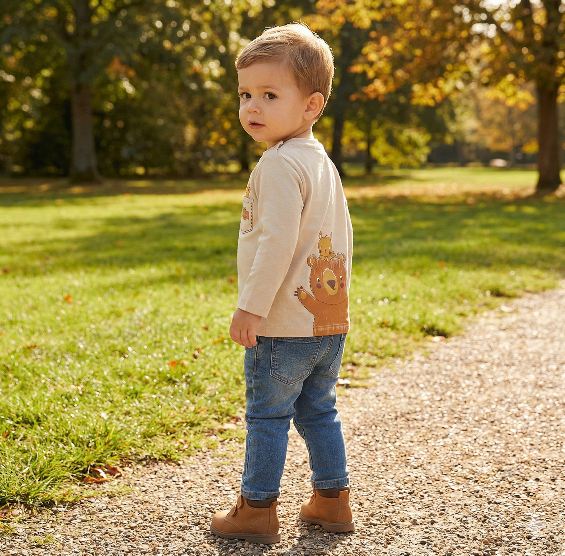 Camiseta Manga Larga Cuello Caja