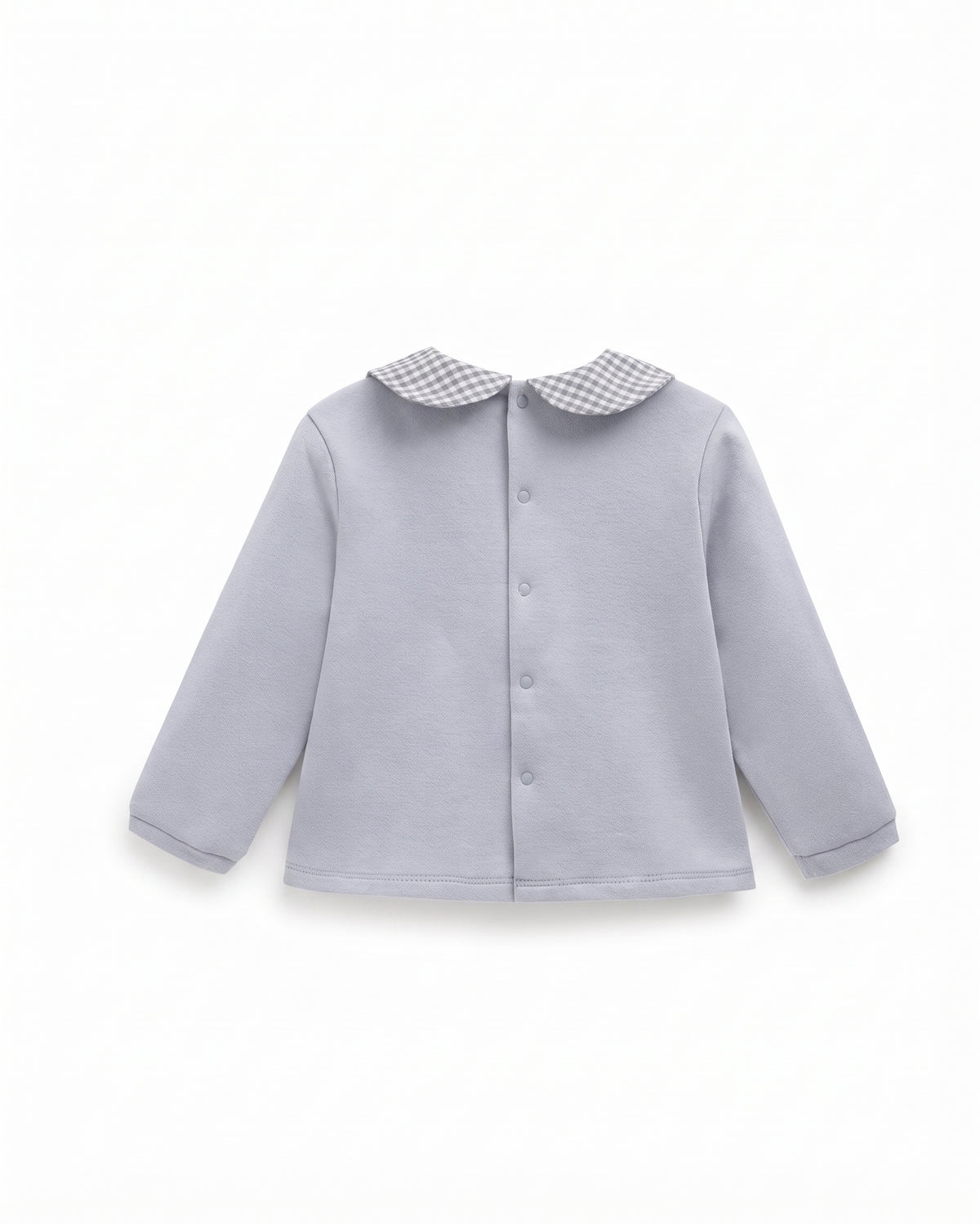 Sudadera Cuello Cuadros Bebé Niño