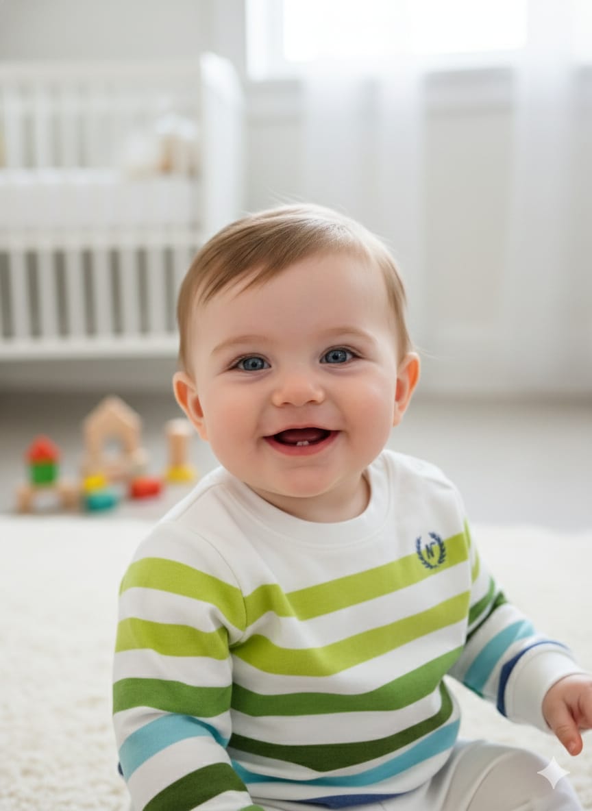 Sudadera Rizo Raya  Bebé Niño