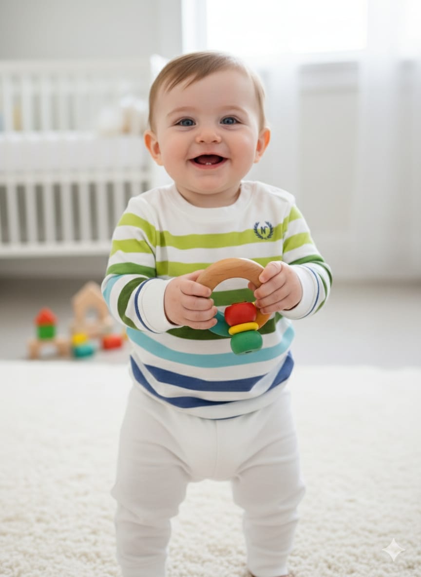 Sudadera Rizo Raya  Bebé Niño