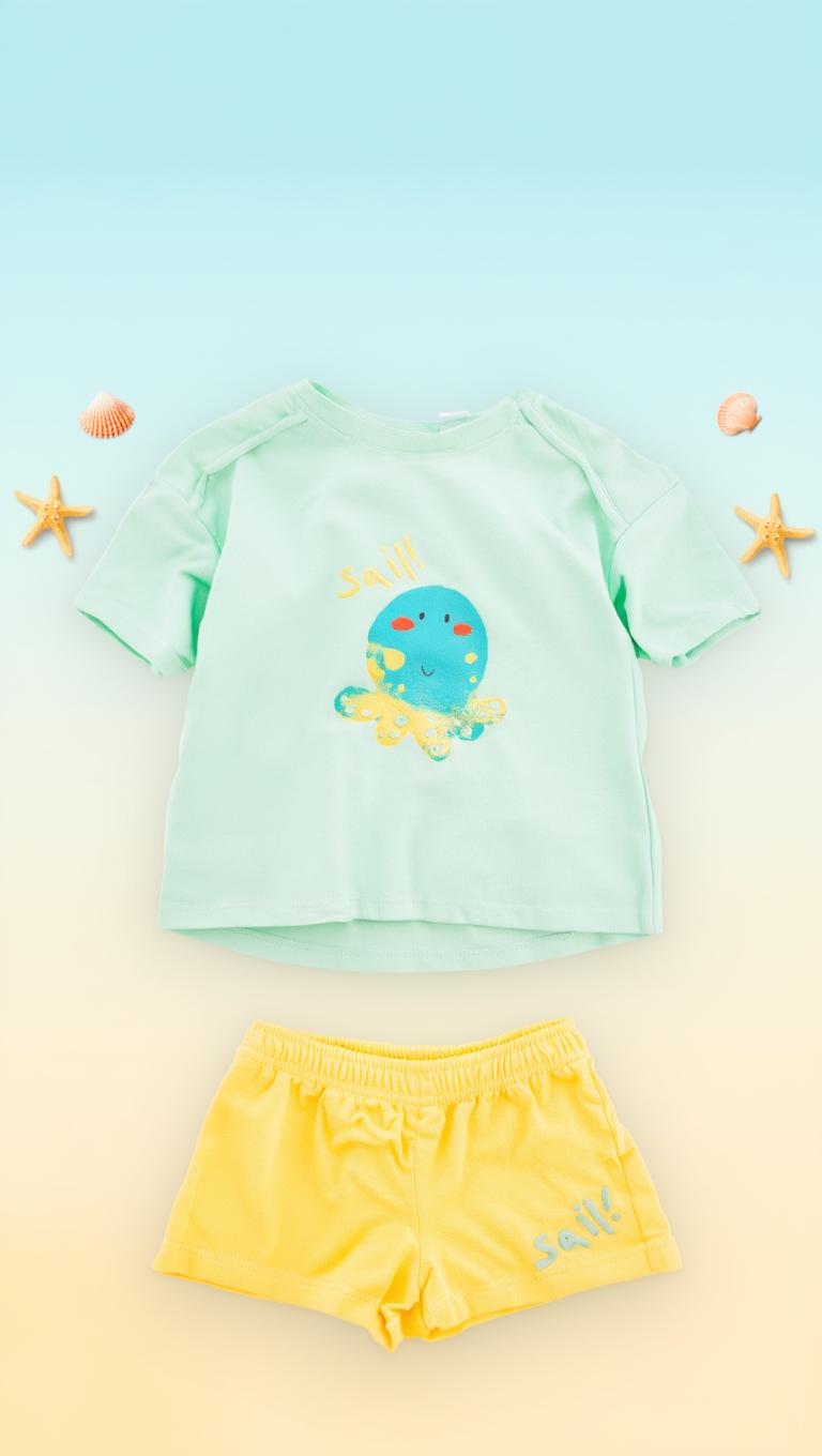 Conjunto Bebé Pulpo Sail