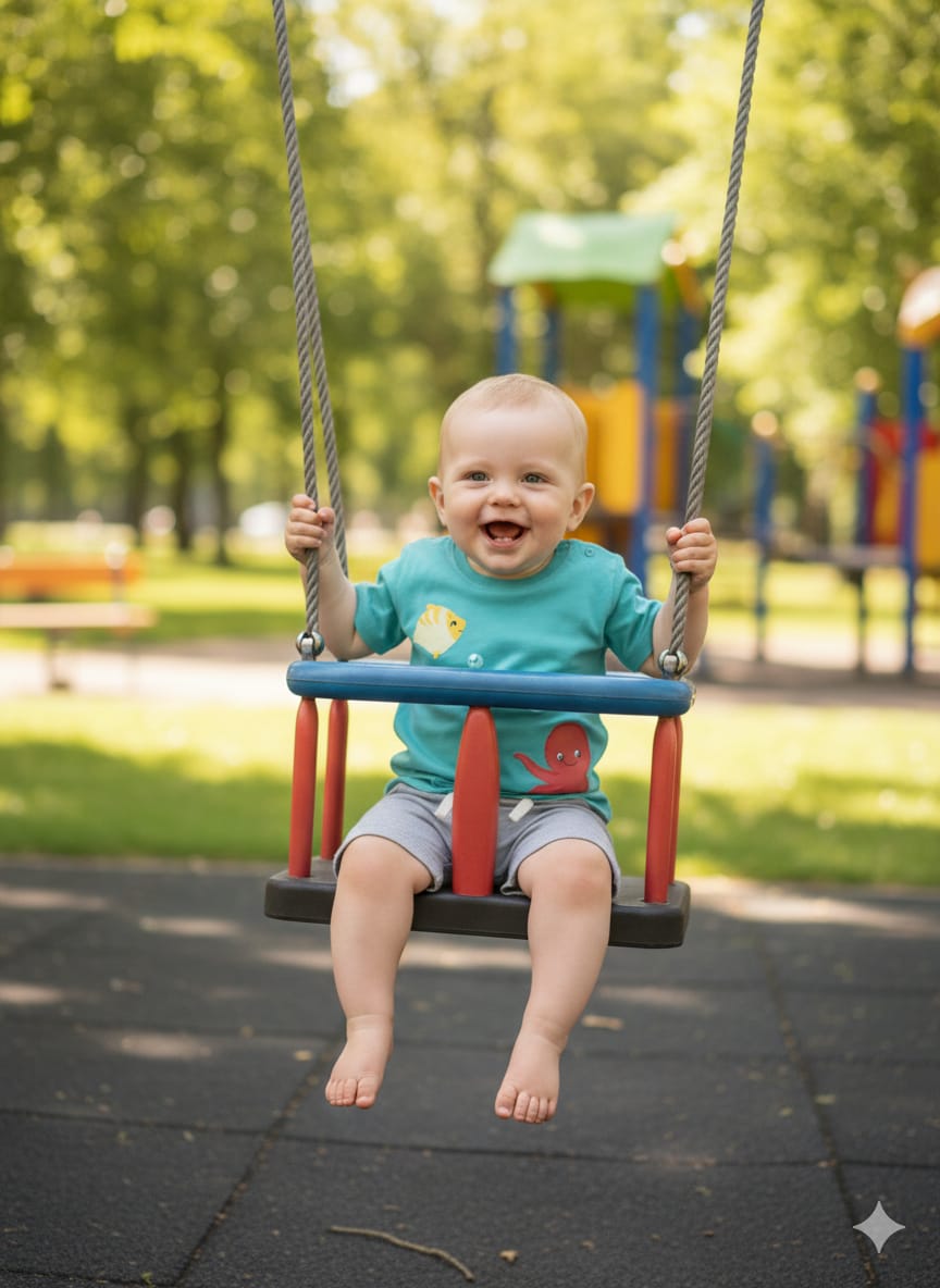Camiseta Manga Corta De Bebé Niño